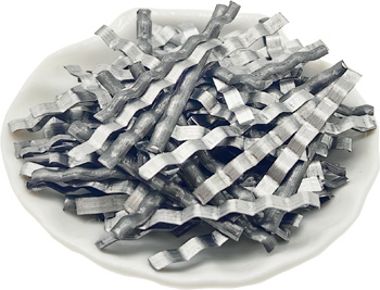 Fibra de acero fresado