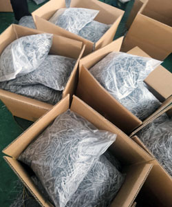 Fibra h&iacute;brida de polipropileno de pol&iacute;mero sint&eacute;tico macro estructural PP para concreto
