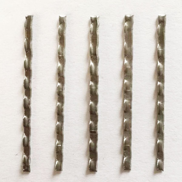 Fibra de acero cortante