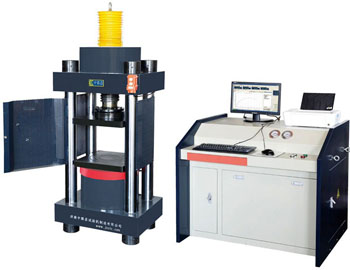 Máquina de prueba de compresión digital de hormigón